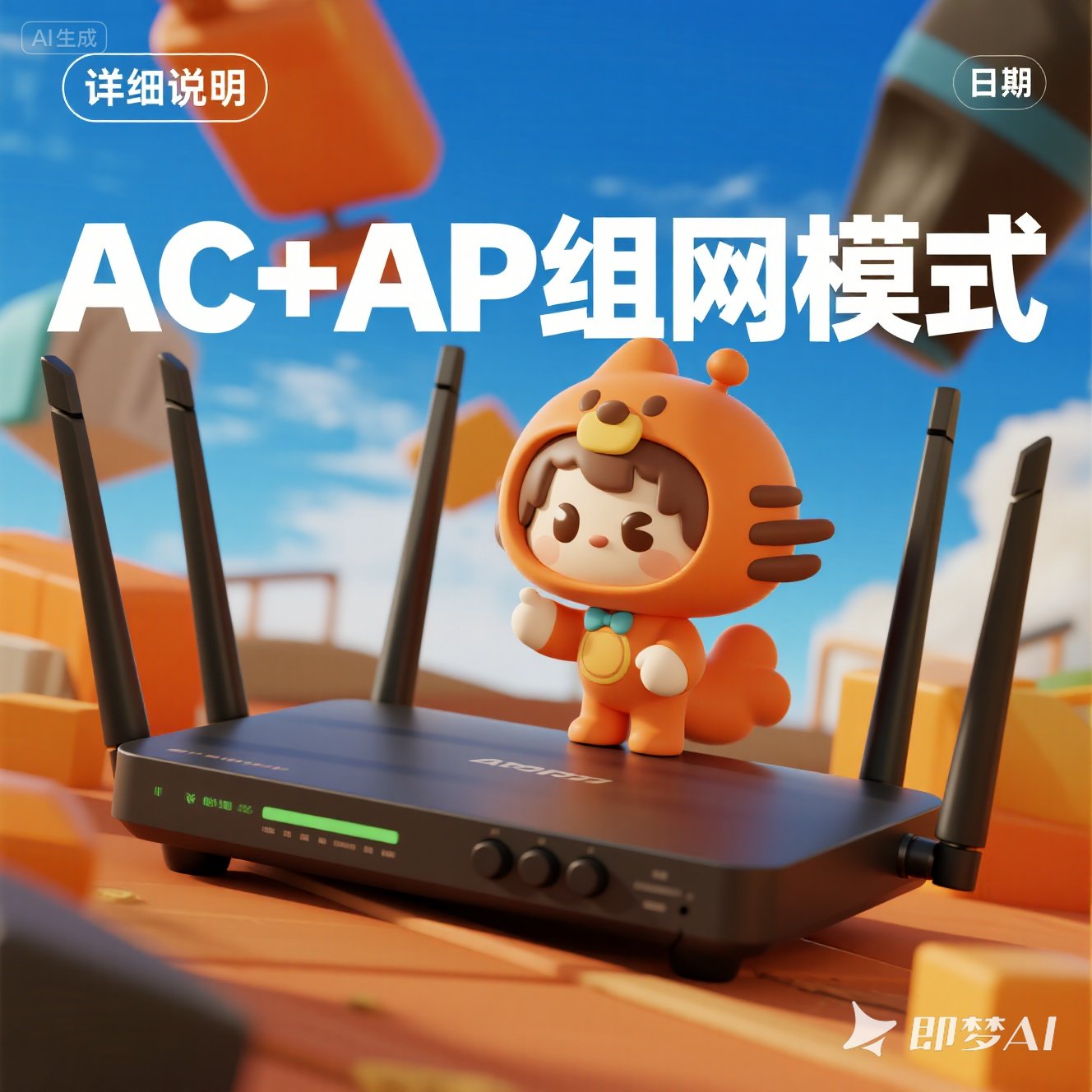 中牟一口气说完AC+AP组网模式的具体应用场景