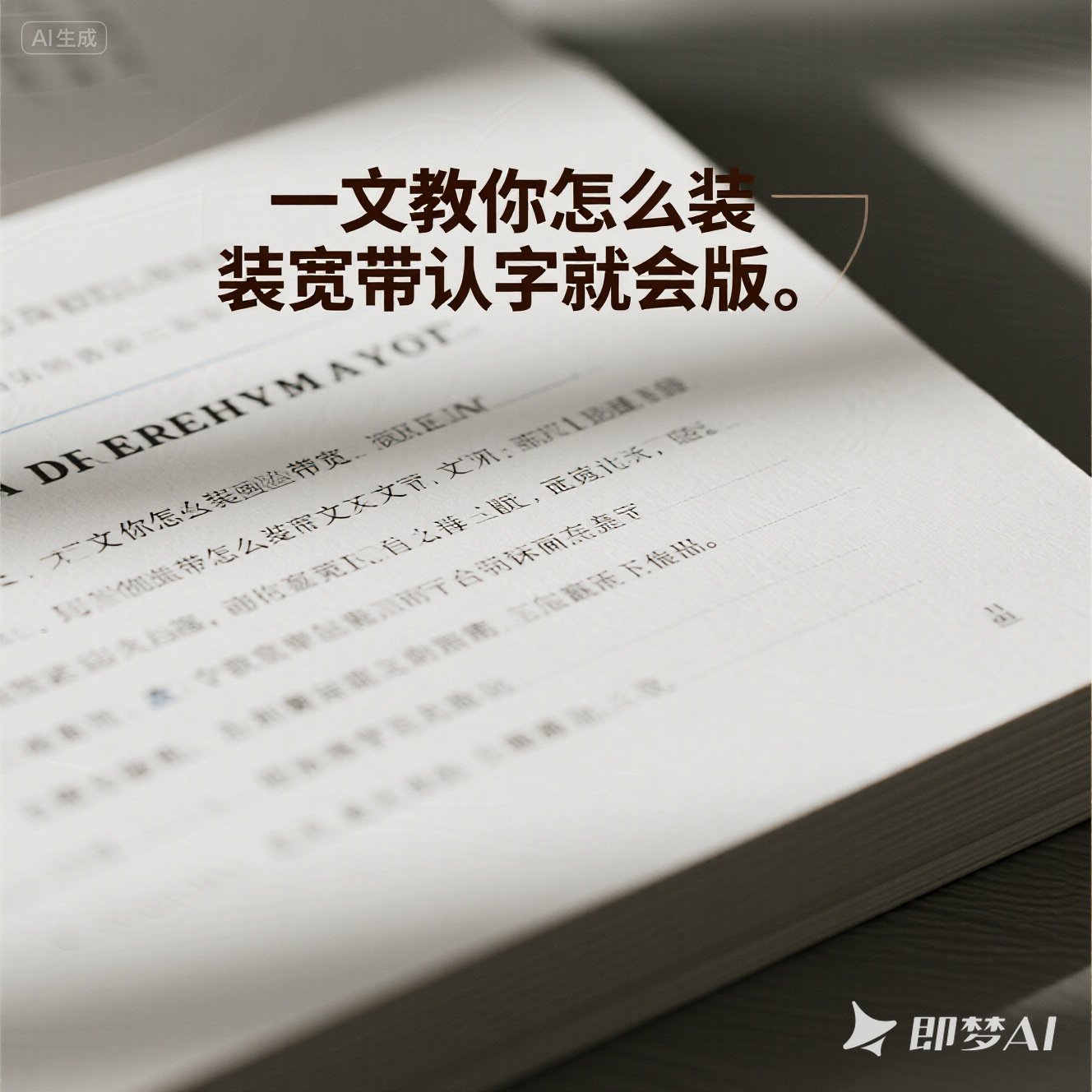 中牟办宽带其实很简单，记住这四步就行