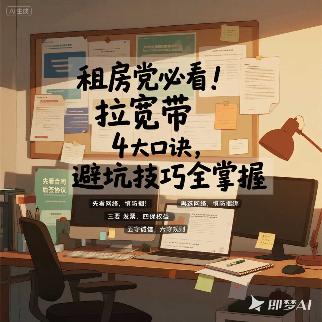 中牟租房党必看！拉宽带 4 大口诀，避坑技巧全掌握