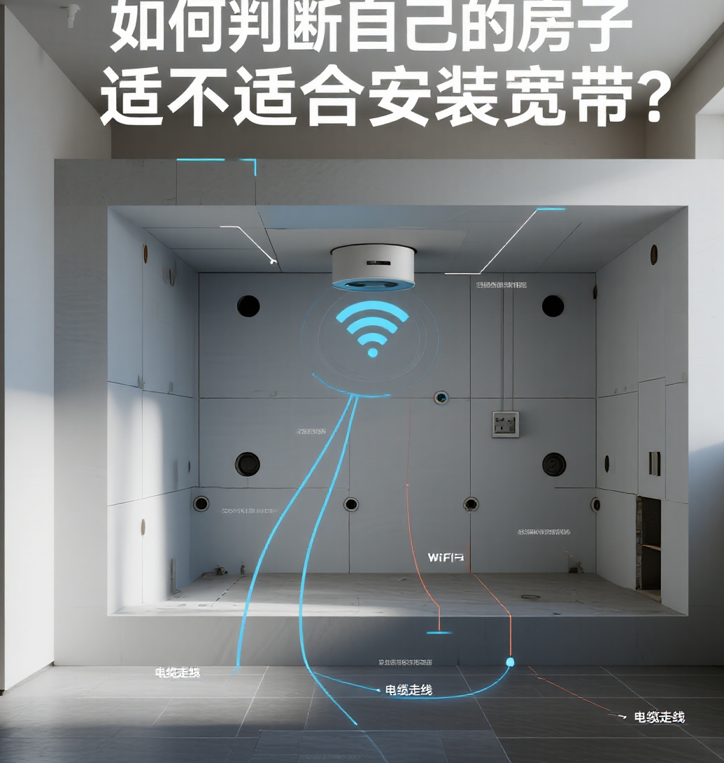 中牟如何判断自己的房子适不适合安装宽带？