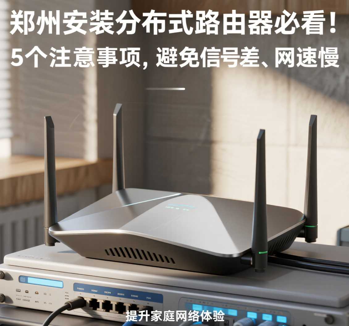 中牟安装分布式路由器必看！5 个注意事项，避免信号差、网速慢