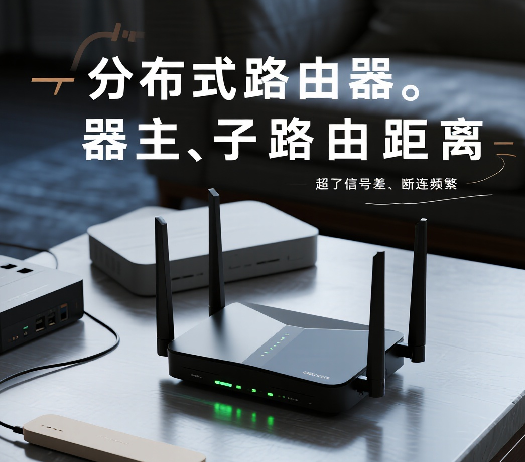 中牟分布式路由器主、子路由距离：有明确限制！超了信号差、断连频繁