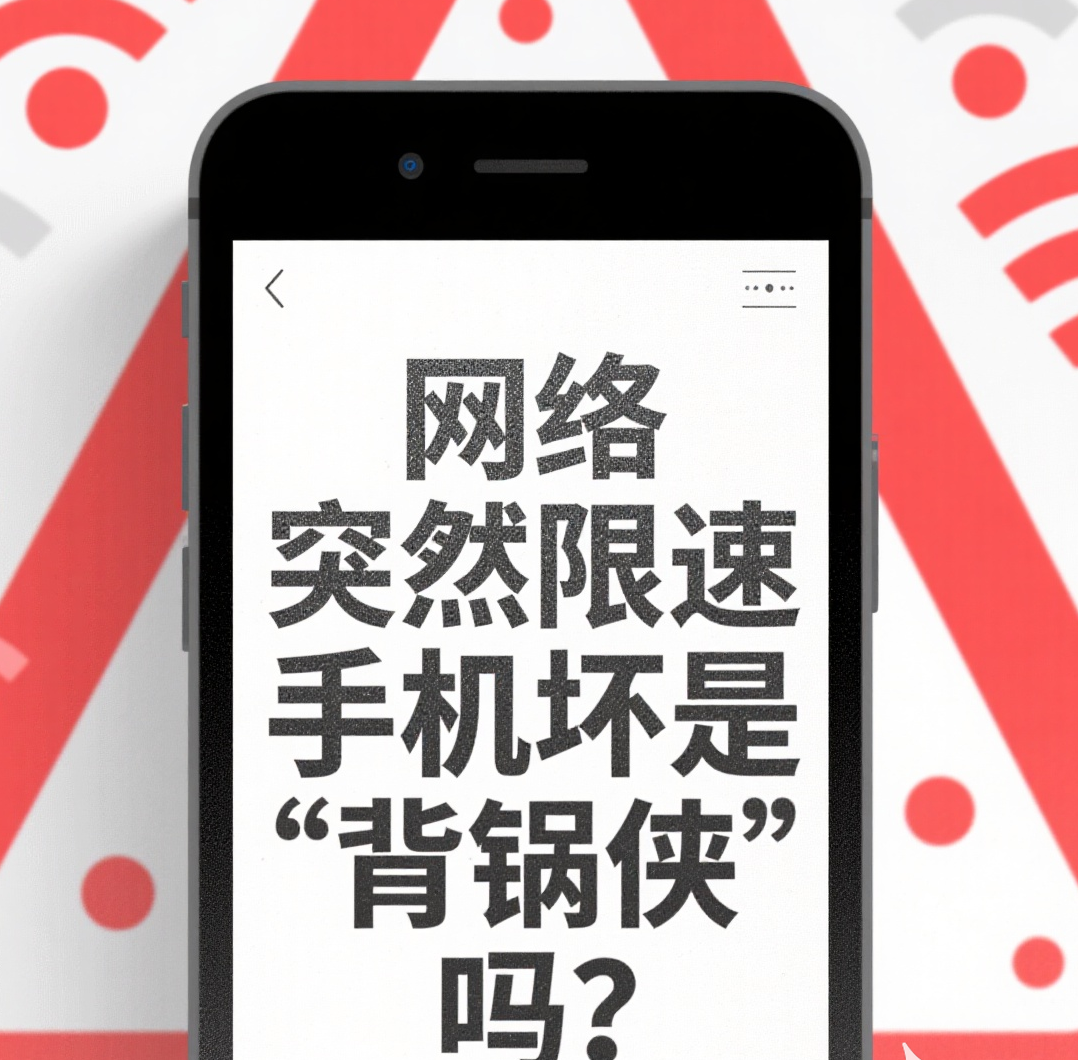 中牟网络突然限速，手机好坏是 “背锅侠” 吗？